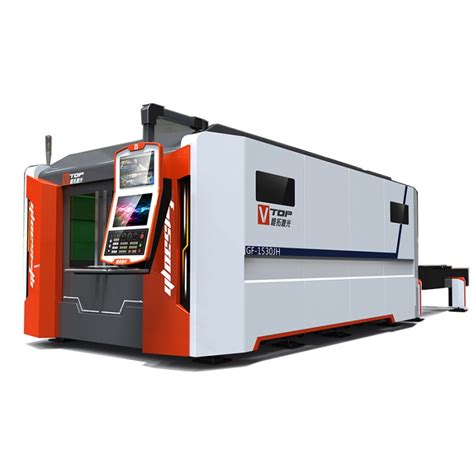 Closed CNC Fiber Laser Cutting Machine with Table 